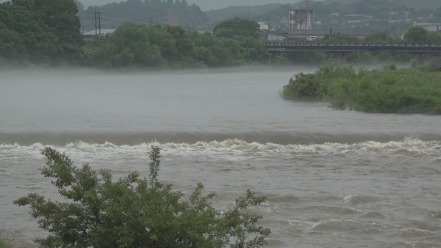 吉井川　津山市　午前7時ごろ