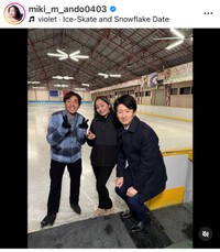 安藤美姫（@miki_m_ando0403）さんのインスタグラムより