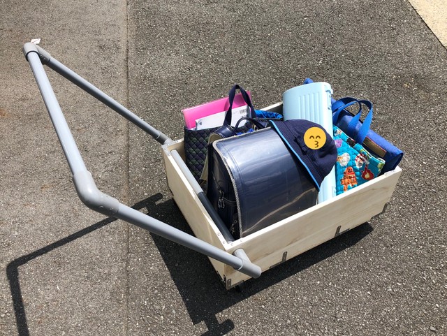 運ぶのが煩わしい大量の荷物もこの通り！（提供：ひこちゃんさん）