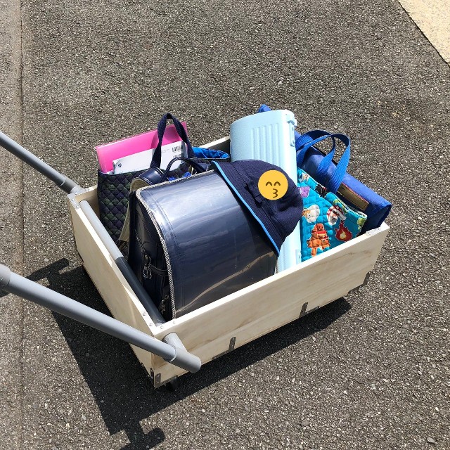運ぶのが煩わしい大量の荷物もこの通り！（提供：ひこちゃんさん）