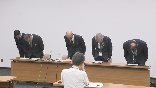 高松市の会見　高松市防災合同庁舎