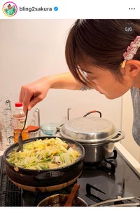 井上咲楽インスタグラム＠bling2sakuraより