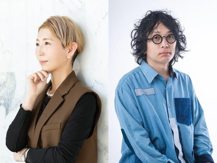 勅使川原真衣さん（左）、朱喜哲さん（右）