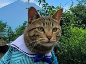 2022日本一の旅猫で賞　旅猫「まろん」