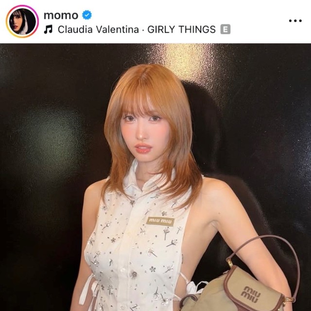 MOMOインスタグラム(@momo)より
