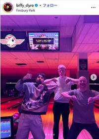 ビッフィ・クライロのインスタグラム＠biffy_clyroより