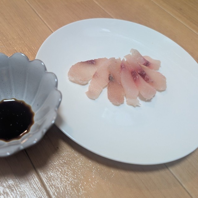冷凍し寄生虫対策をしてから刺身で