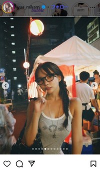 三上悠亜のインスタグラム＠yua_mikamiより