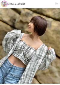 山川恵里佳インスタグラム＠erika_3_officialより
