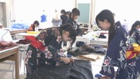 高校生が自作のゆかたで過ごす1日　制服とは違う装いで「姿勢が伸びた感じ」　岡山市