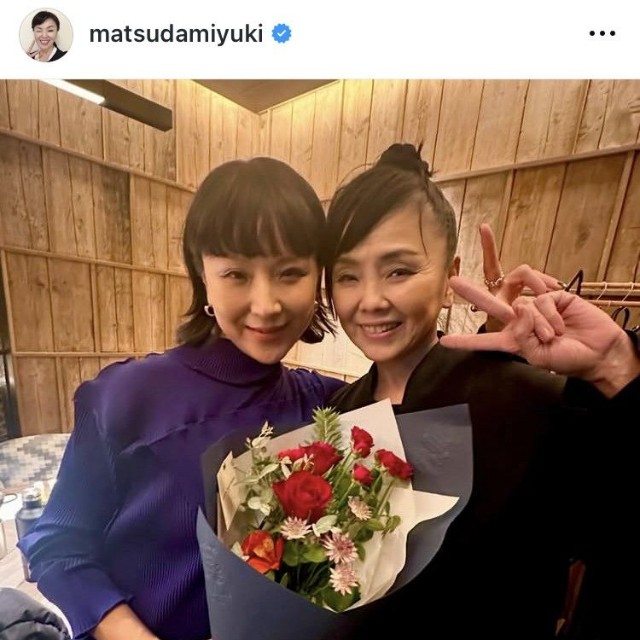 松田美由紀インスタグラム＠matsudamiyukiより