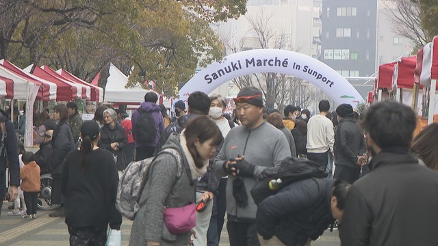 さぬきマルシェinサンポート　高松市サンポート