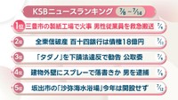KSBニュースアクセス数ランキング　7月8日～14日