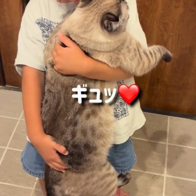 相思相愛な末っ子ちゃんと福くん（提供：＠2025.fuku.620さん）
