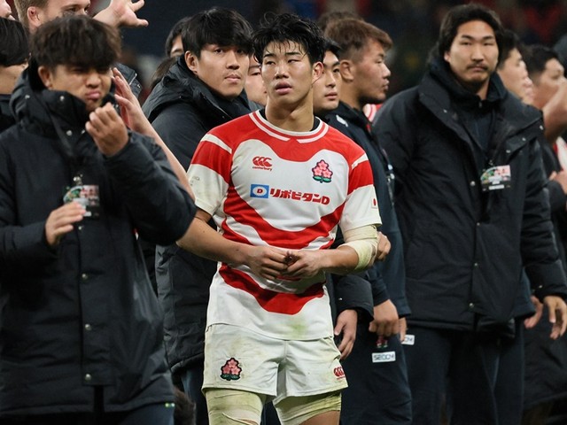 ラグビー - 早稲田大・矢崎由高 ”世界最強”南アフリカから唯一のトライ