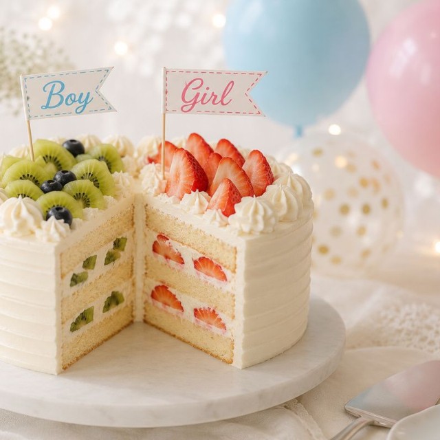 ジェンダーリビールケーキ　※この画像はイメージです（PixelMind_Tokyo/adobe.stock）