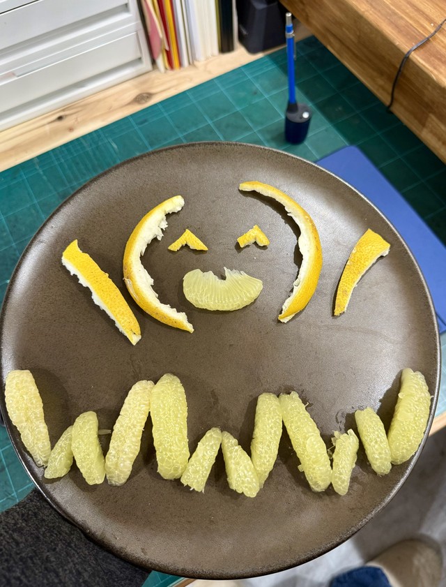 こちらは長女さんが剥いたもの（なみそさん提供）