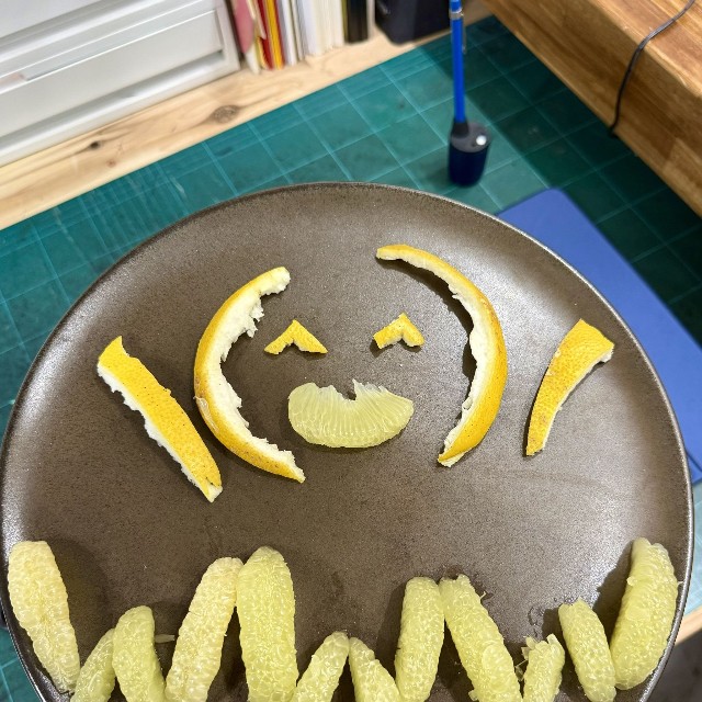 こちらは長女さんが剥いたもの（なみそさん提供）