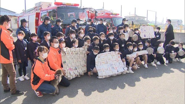 「消防ホース」を再利用！　小学生と消防が心を込めて遊具を制作　動物園に贈呈　香川・東かがわ市