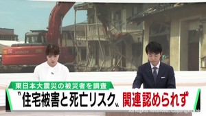 東日本大震災での住宅被害の有無　死亡率との関連は認められず