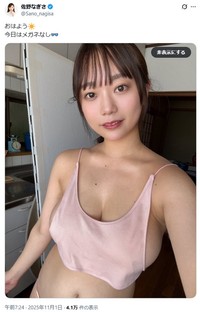 佐野なぎさのX(旧ツイッター)＠Sano_nagisaより