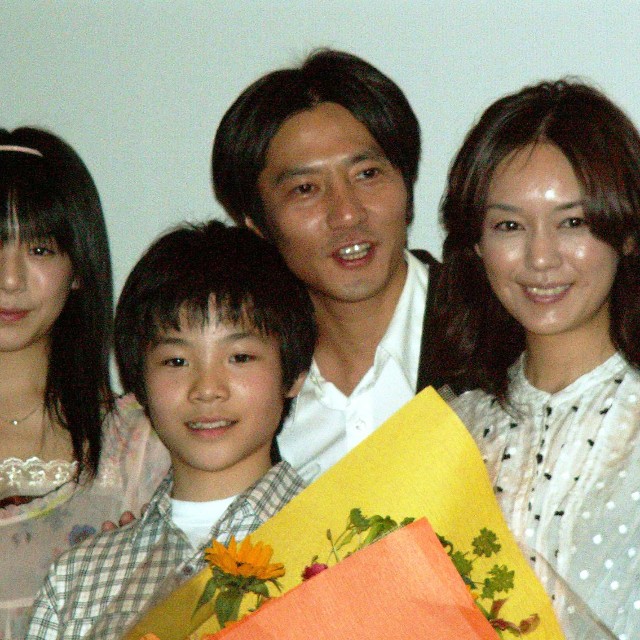 （左から）夏帆、富岡涼、津田寛治、奥貫薫＝2006年