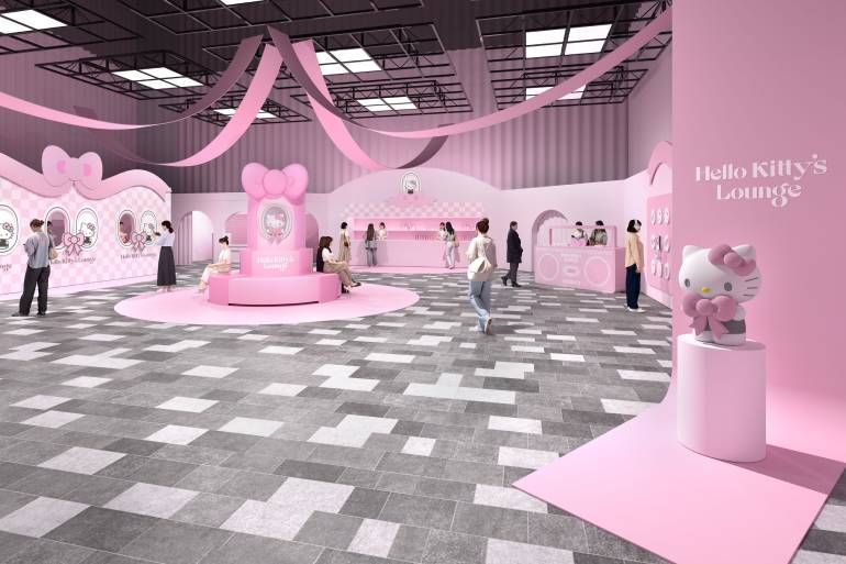 可愛すぎて行くしかない」入場無料・期間限定の【ハローキティラウンジ