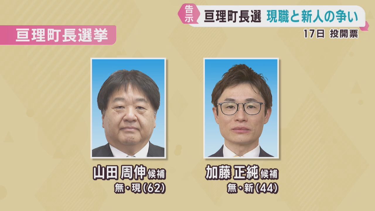 宮城・亘理町長選告示　現職と新人の一騎打ち