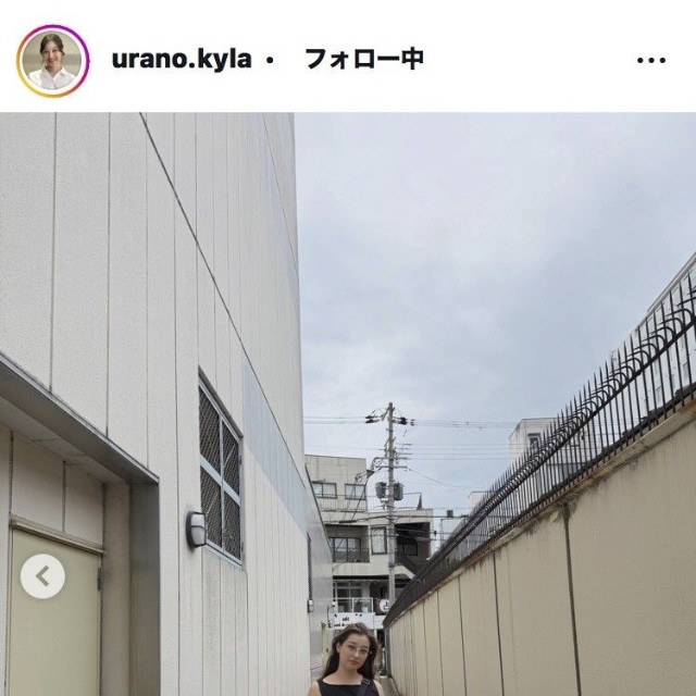 浦野芽良アナウンサーのインスタグラム＠urano.kylaより
