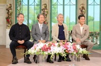 17日放送の「徹子の部屋」に出演する（左から）石原延啓氏、石原宏高氏、石原伸晃氏、石原良純＝テレビ朝日提供