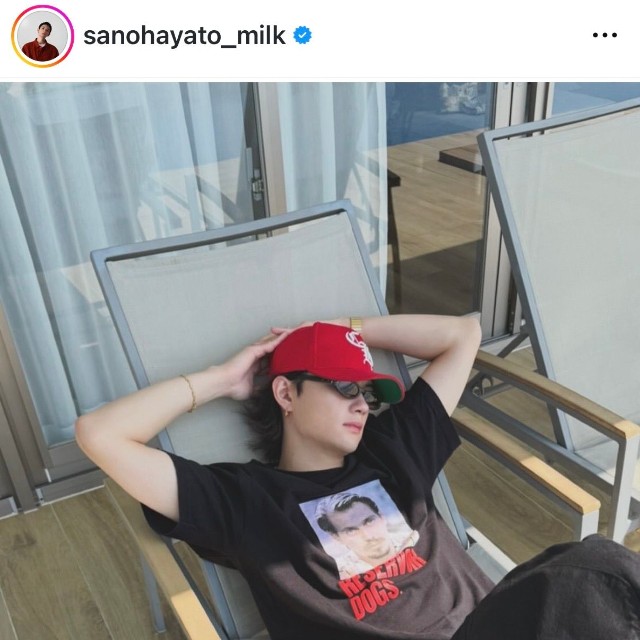 佐野勇斗（@sanohayato_milk）さんのインスタグラムより