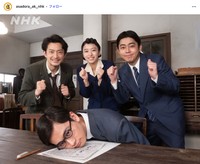 NHK連続テレビ小説「あんぱん」のオフショット（公式インスタグラムから）