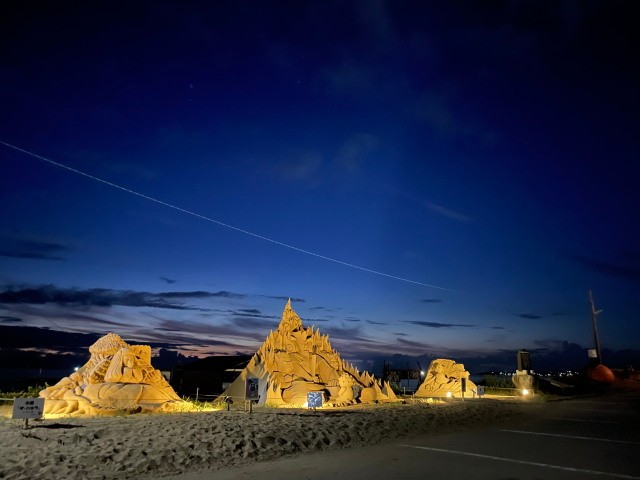 千里浜なぎさドライブウェイ（提供：羽咋市 産業建設部 商工観光課）