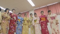 「ゆかた着方教室」　香川誠陵中学校