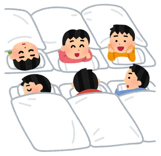 中3息子が楽しみにしている修学旅行。仲の良い子たちと同部屋になれたのに…（いらすとや）