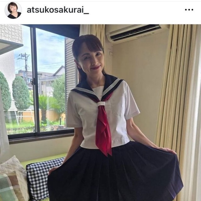 櫻井淳子のインスタグラム＠atsukosakurai_より