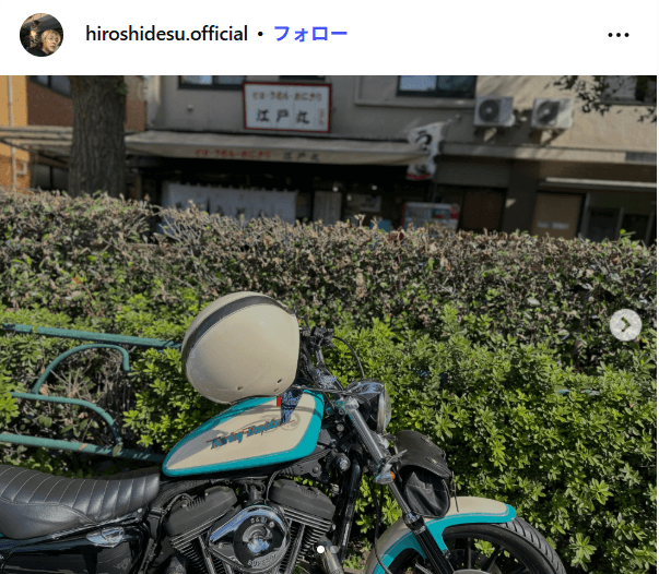 ヒロシのインスタグラム（＠hiroshidesu.official）より