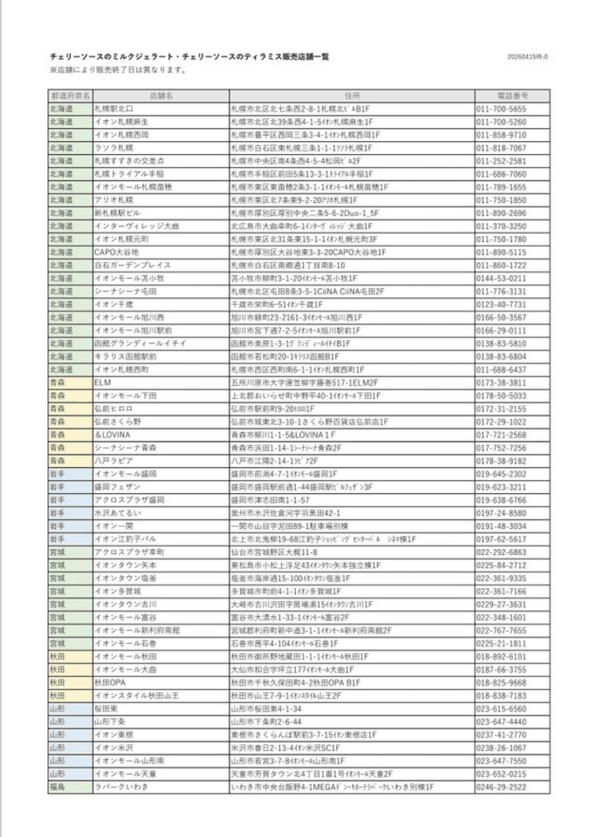 「販売店舗の一覧」（サイゼリヤ公式HP（httpswww.saizeriya.co.jp）より）