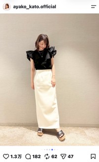 加藤綾子（@ayako_kato.official）さんのインスタグラムより