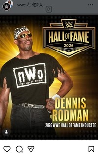 デニス・ロッドマンのインスタグラム＠dennisrodomanより