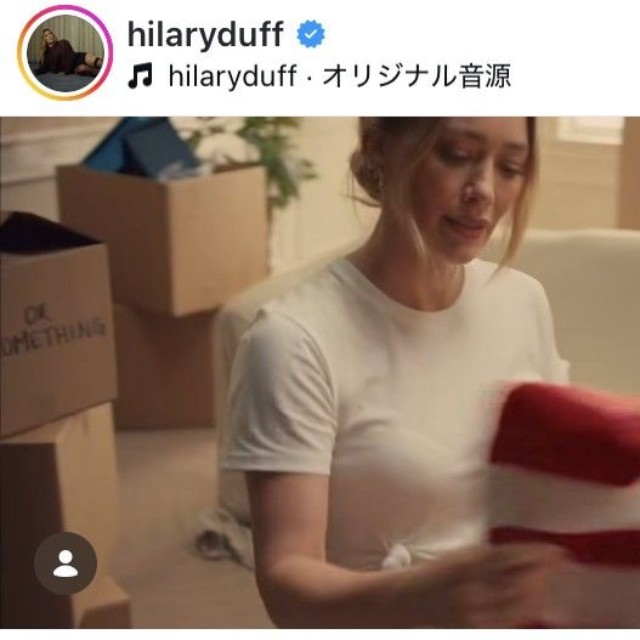 ヒラリー・ダフのインスタグラム＠hilaryduffより
