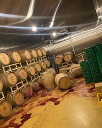 樽も破損して床がワインまみれに…。