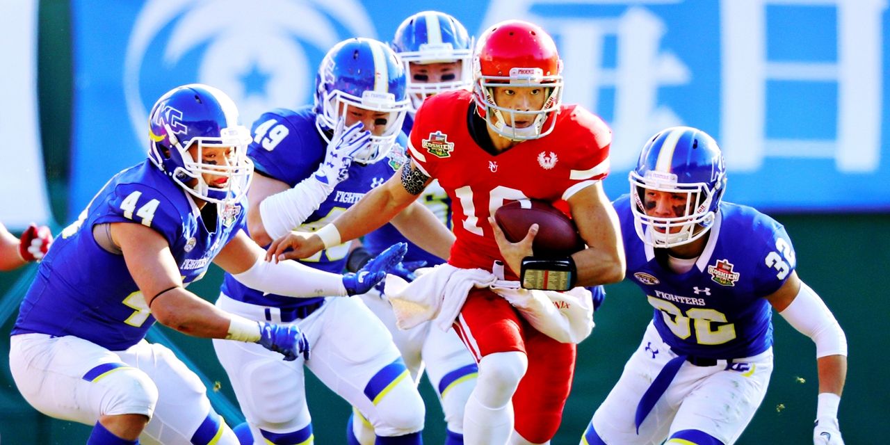 アメフト - 1年生QBが躍動 日本大学フェニックスが関西学院大を下して