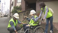 訓練の様子(高松市･花園地区)