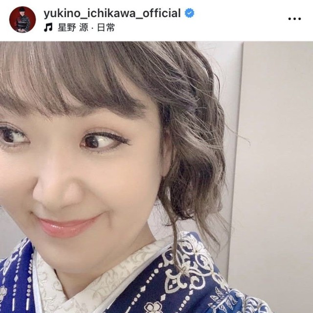 市川由紀乃インスタグラム＠yukino_ichikawa_officialより