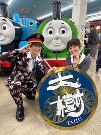 半熟BLOODの二人で記念撮影