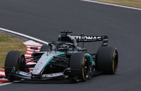 メルセデスのジョージ・ラッセル＝鈴鹿サーキット、2026年3月29日撮影