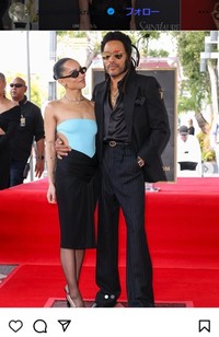 ゾーイ・クラヴィッツのインスタグラム＠zoeisabellakravitzより