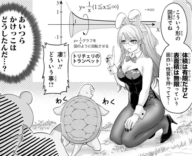 かけっこ勝負の話はどこへやら…？（C）山本アリフレッド／COMICメテオ