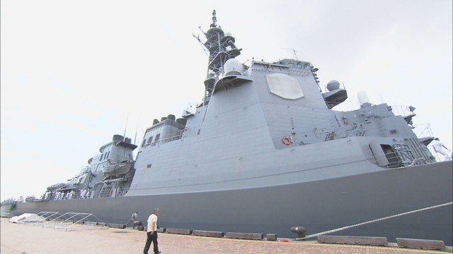 海上自衛隊イージス艦が寄港　高松港　2019年
